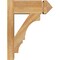 Ekena Millwork Balboa Arts & Crafts Rough Sawn Outlooker, Western Red Cedar, 6"W x 14"D x 18"H OUT06X14X18BOA03RWR - alternate 4